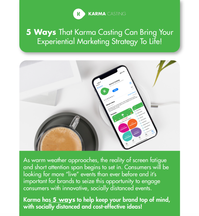 Karma Casting Experiential Marketing 1