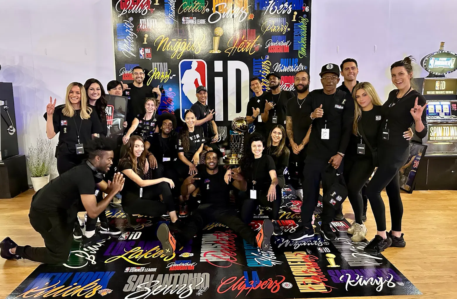 Karma Casting team at NBA experiential event